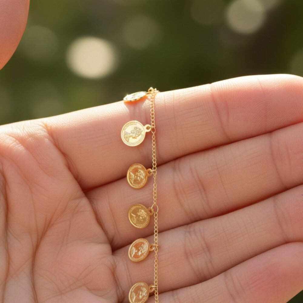 Minimalist Anklet, Sleek & Modern Design, Women’s Fashion, YC110186-A - Picture 6 of 6
